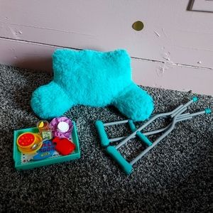 📢SOLD!!!!  18 inch dolls get well set